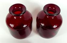 2 MID-CENTURY DECANTERS