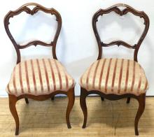MATCHING PAIR OF ANTIQUE CHAIRS