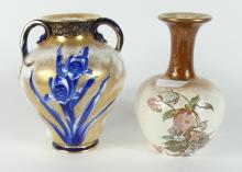 2 ANTIQUE DOULTON VASES