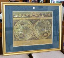 BLAEU WALL MAP