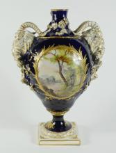 ANTIQUE SEVRES PORCELAIN URN