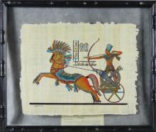 TWO ANCIENT EGYPTIAN REVIVAL PAINTINGS