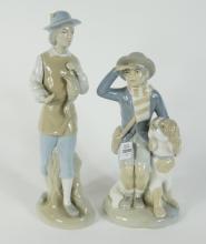 2 SPANISH PORCELAIN FIGURINES