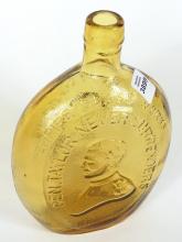 HISTORICAL AMBER FLASK