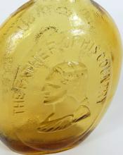 HISTORICAL AMBER FLASK