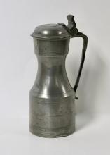 RARE PEWTER TAPPIT HEN