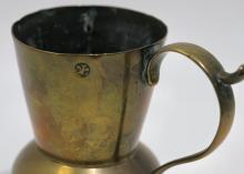 ANTIQUE BRASS THISTLE MEASURE