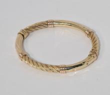 9CT GOLD BANGLE