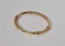 9CT GOLD BANGLE