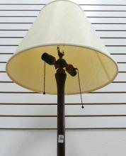 VINTAGE WALNUT FLOOR LAMP