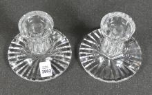 VINTAGE WATERFORD TAPER CANDLEHOLDERS