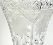 LARGE CRYSTAL VASE