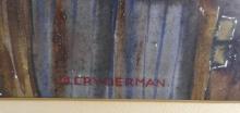 EXHIBITED MACKIE CRYDERMAN WATERCOLOUR