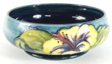 MOORCROFT LOW PEDESTAL BOWL