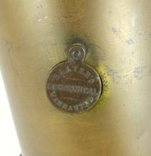 ANTIQUE ENGLISH BRASS CHIMNEY ROASTING JACK