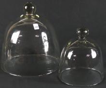 PAIR OF ANTIQUE FRENCH CLOCHES