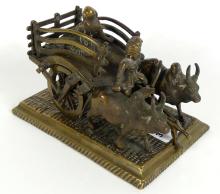 BRASS CABINET FIGURINE