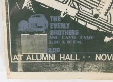 RARE EVERLY BROTHERS CONCERT POSTER