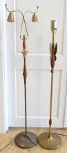TWO MCM FLOOR LAMPS