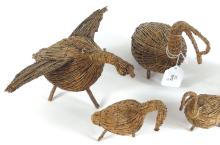NATIVE CREE TAMARACK BIRD FAMILY