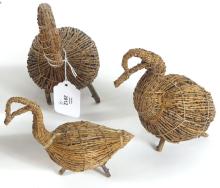 NATIVE CREE TAMARACK BIRD FAMILY