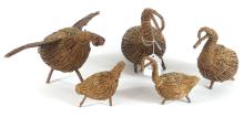 NATIVE CREE TAMARACK BIRD FAMILY