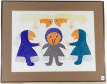PAIR INUIT PRINTS