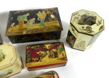 10 EARLY CONFECTIONARY TINS