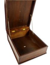 EDWARDIAN MAHOGANY MEN'S BOX