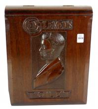 EDWARDIAN MAHOGANY MEN'S BOX