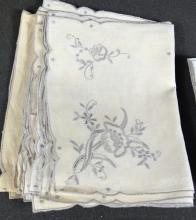 17 PIECES OF IRISH LINEN