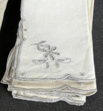 17 PIECES OF IRISH LINEN