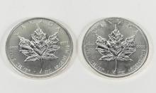 2 CANADIAN SILVER COINS - no tax