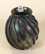 RAKU POTTERY VASE