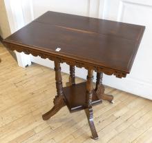 WALNUT PARLOUR TABLE