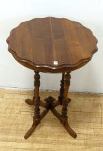 MAHOGANY LAMP TABLE