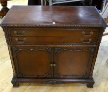 MALCOLM MAHOGANY SERVING CABINET