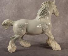 BESWICK "GREY SHIRE HORSE" FIGURINE