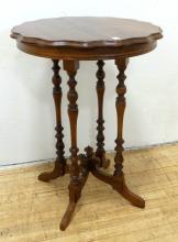 MAHOGANY LAMP TABLE