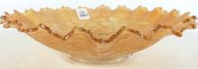 ANTIQUE NORTHWOOD CARNIVAL GLASS FRUIT BOWL