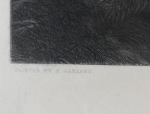 1876 ENGLISH STEEL ENGRAVING