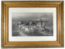 1876 ENGLISH STEEL ENGRAVING