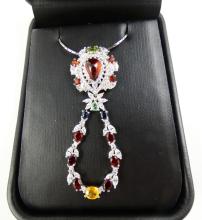 GEMSTONE PENDANT NECKLACE