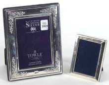 2 ENGLISH STERLING SILVER PICTURE FRAMES