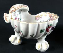 2 ANTIQUE FRENCH ARMORIAL PORCELAINS