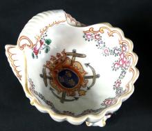 2 ANTIQUE FRENCH ARMORIAL PORCELAINS