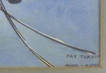 PAIR FAY TURPIN WATERCOLOURS