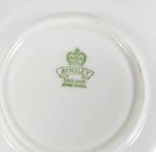 DESIRABLE PAIR OF SIGNED AYNSLEY CUPS & SAUCERS