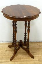 MAHOGANY LAMP TABLE