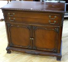 MALCOLM MAHOGANY SERVING CABINET